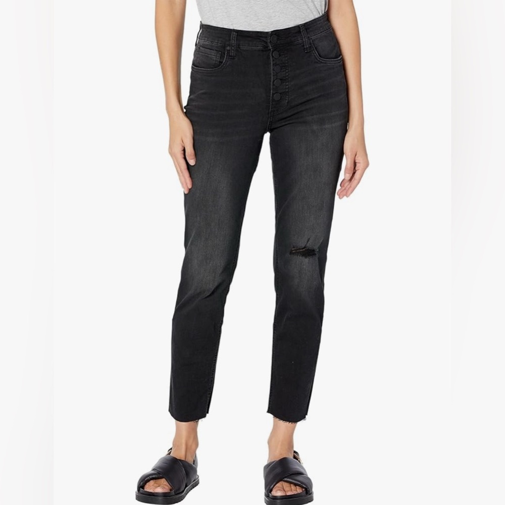 Kut from the Kloth Rachael Fab Ab Mom Jeans, Button Fly